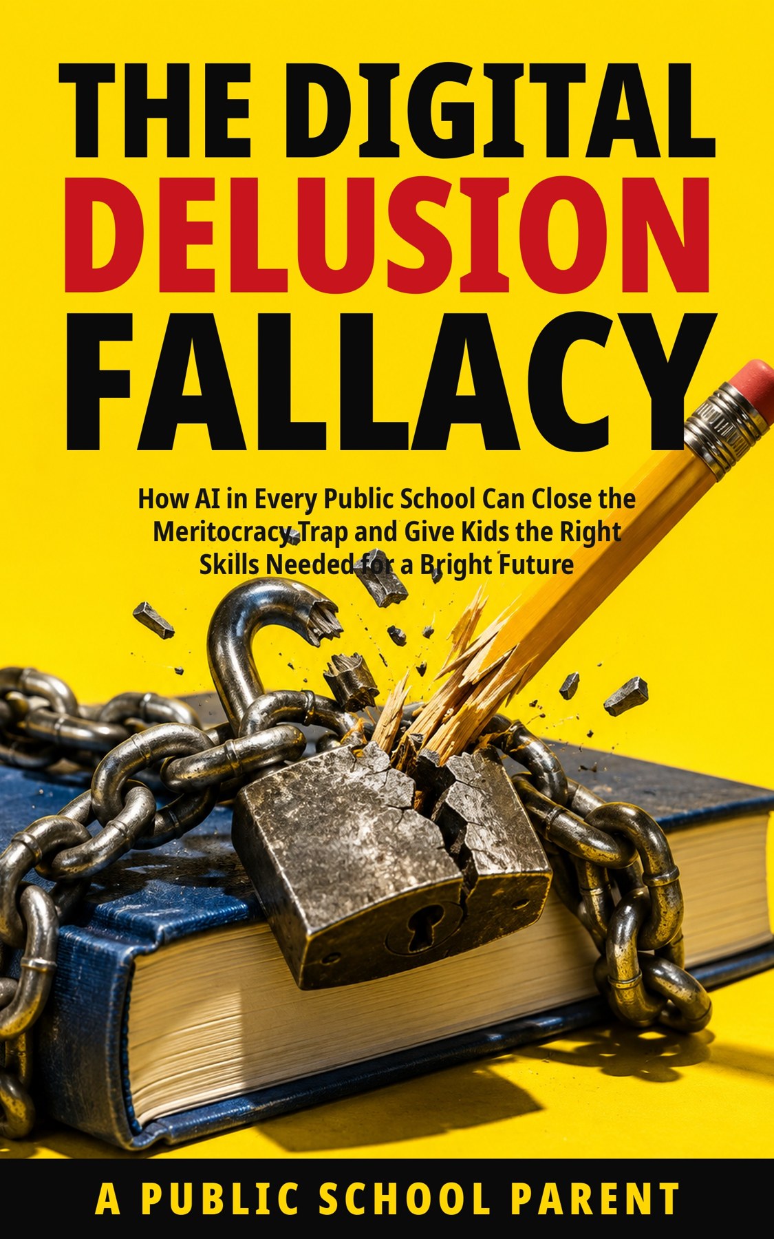 Cover of The Digital Delusion Fallacy by A Public School Parent